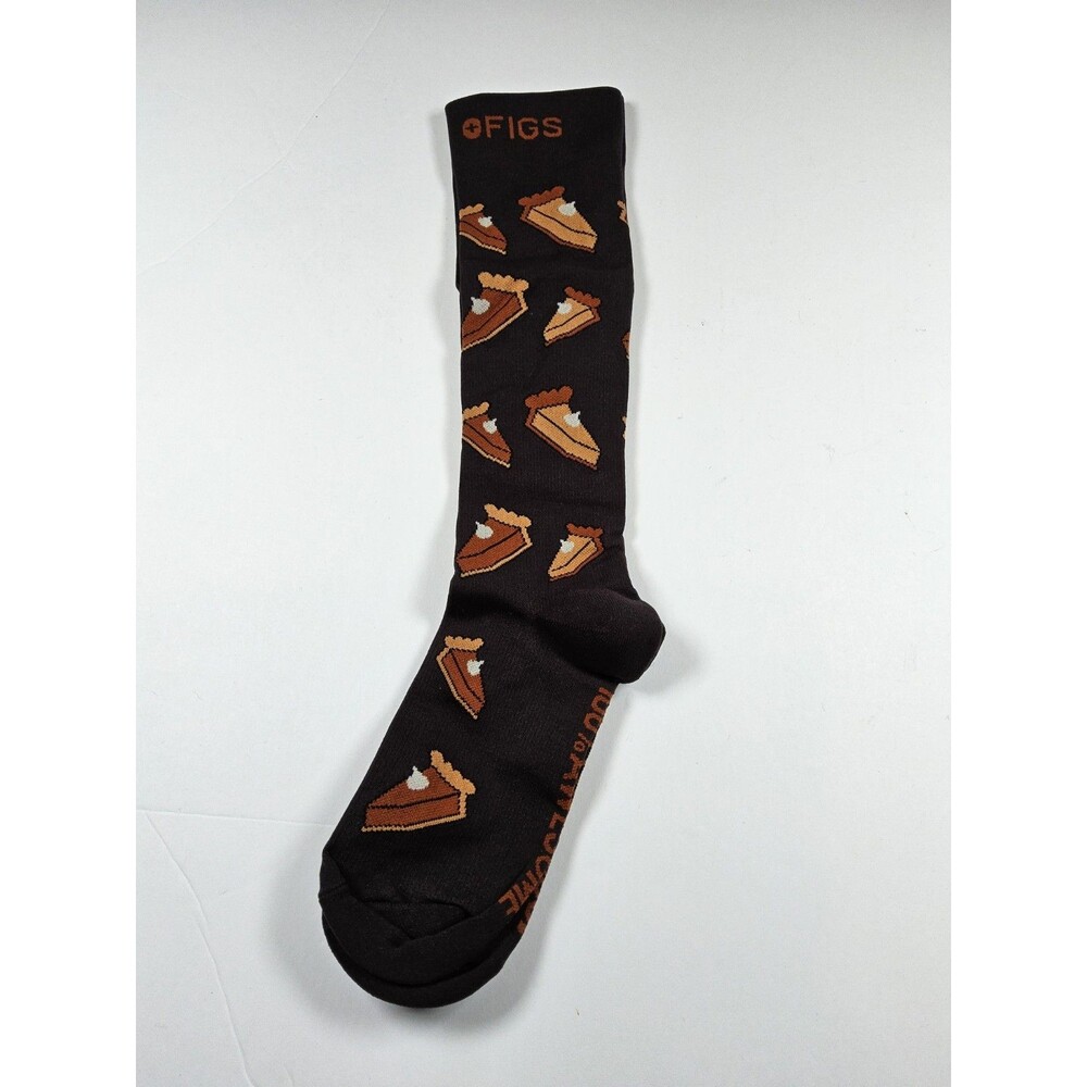 FIGS Compression 100% Awesome Pumpkin Pie Socks Size S
